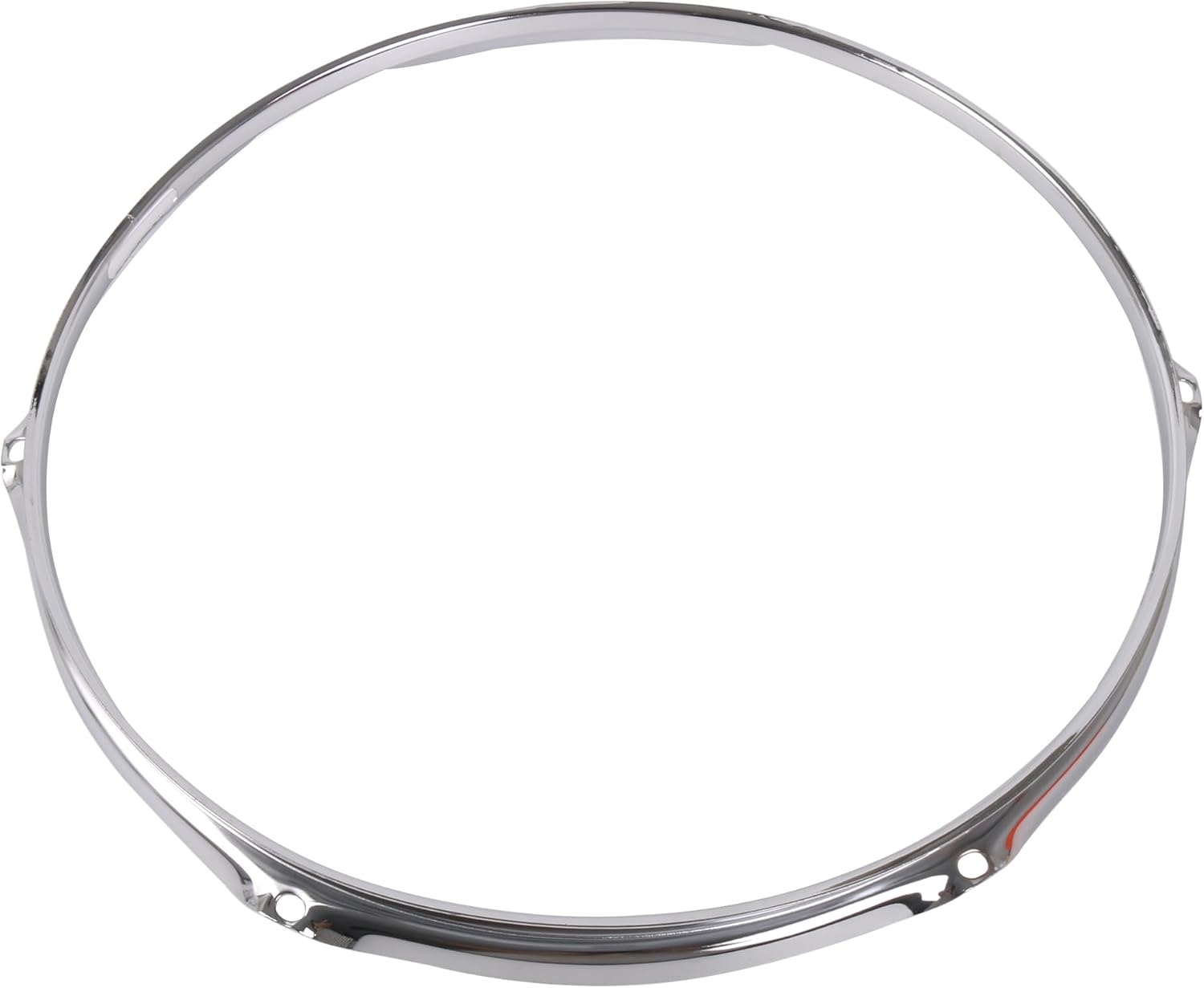 Yibuy Zinc Alloy Snare Drum Hoop Rim Ring for Decoration 6 Lug 14 Inch Upper Circle