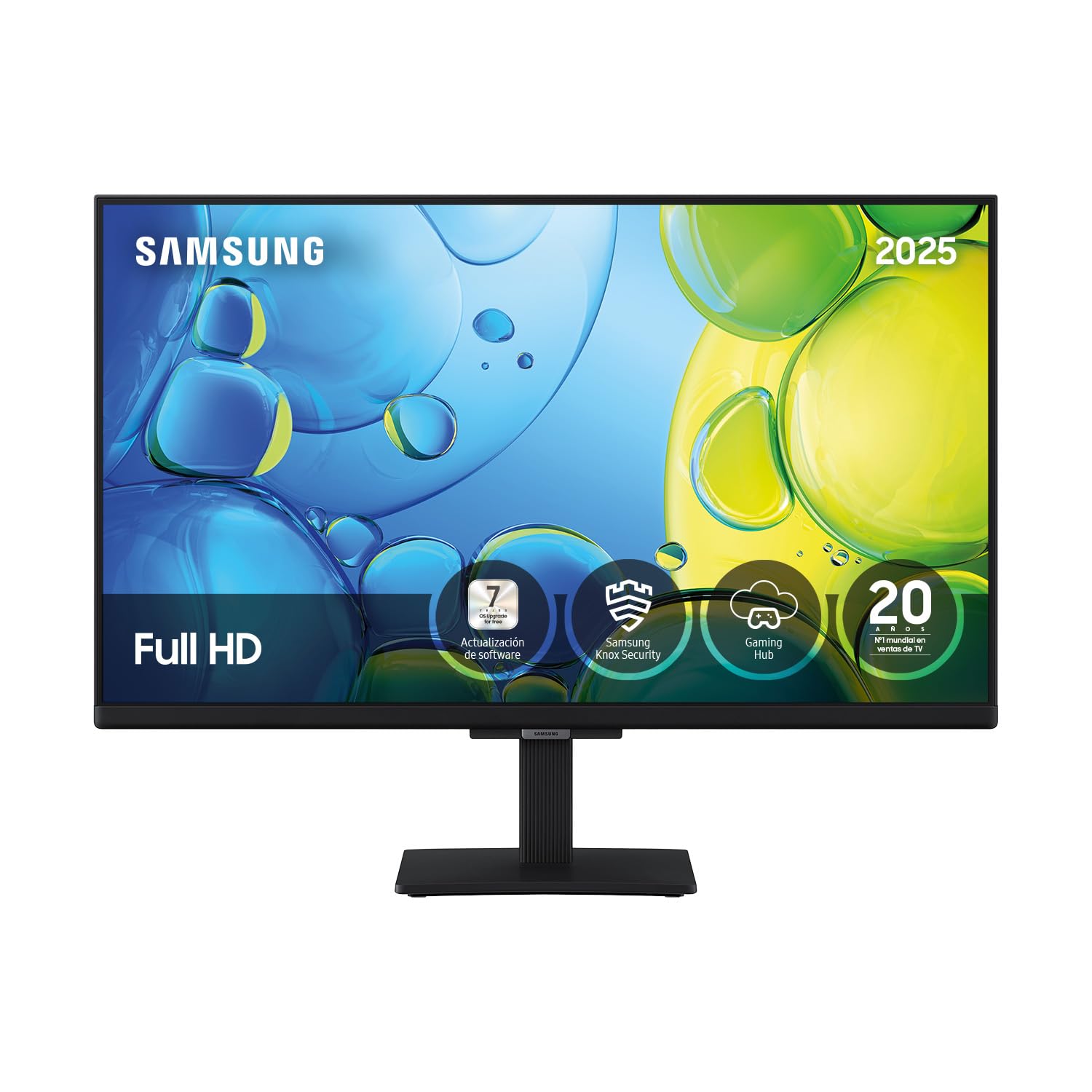 Samsung TV 24 Pulgadas Full HD F6005 4K Smart TV, Más Contraste con HDR, Sonido Que Sigue a la acción con OTS Lite, TV Plus y Tus Datos protegidos Knox Security
