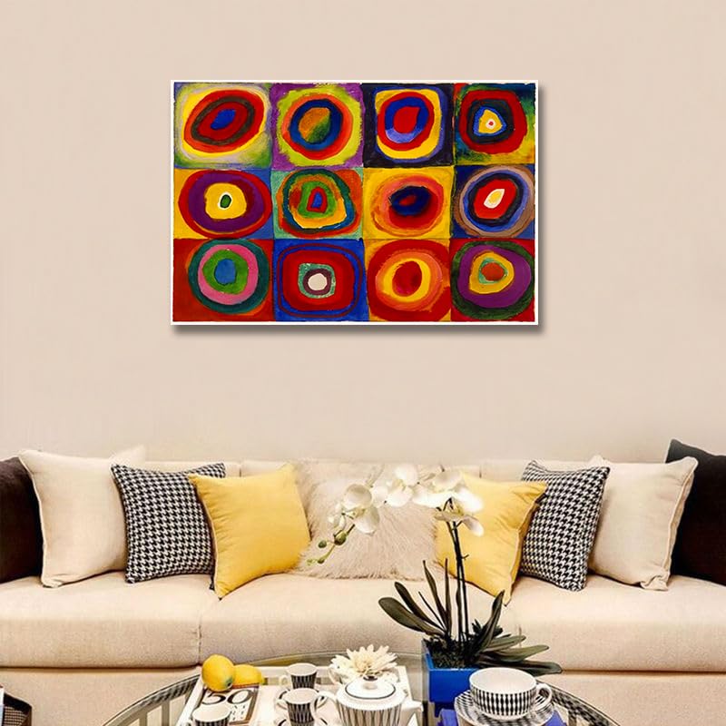 Image of Tamatina Modern Art Canvas Painting | The Spiral Universe | Abstract Art Unframed painting for Home decor|size - 13X9 Inches.n281