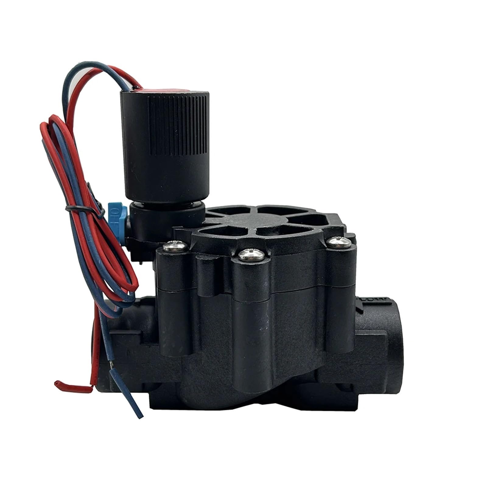 QEFHSVVZE 3/8" 1/2" 3/4" 1" Normally Closed Solenoid Valve Water 220V 12V 24V Nylon Valve for Farm Garden Landscape Irrigation(24vdc)