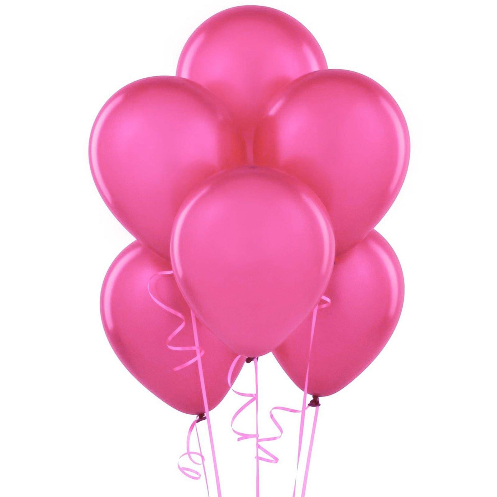 Hot Pink 11" Latex Balloons (6 count)