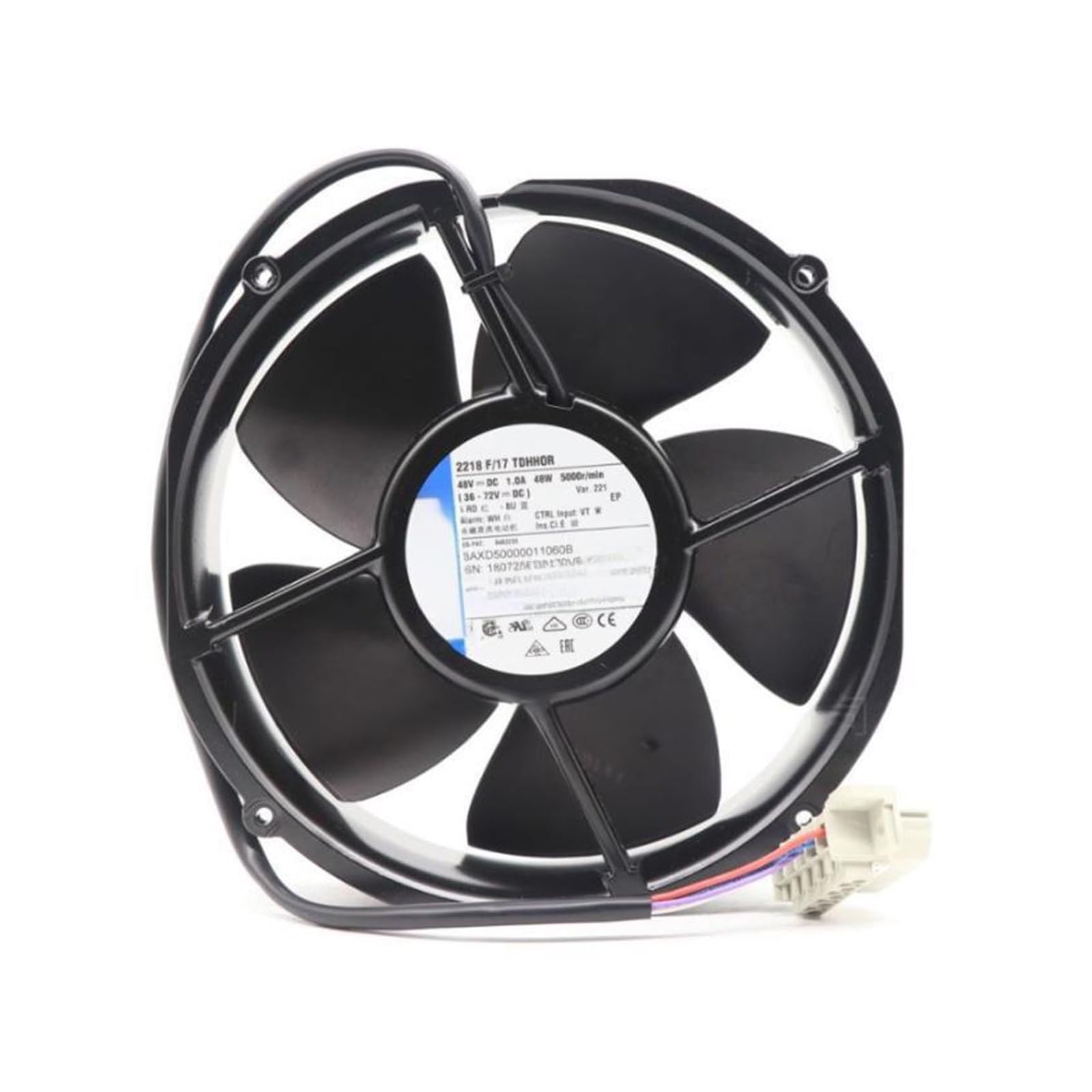 QNEZIQTMH 2218F/17TDHH0R 2218F/17TDHH0R 48V 1.0A 48W 5000r/min Fan