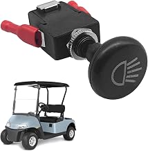 Universal 12V/24V Push Pull Headlight Switch for Golf Carts - Compatible with EZGO, Yamaha, Club Car, in Golf Carts, Cars, Boats and Other Vehicles