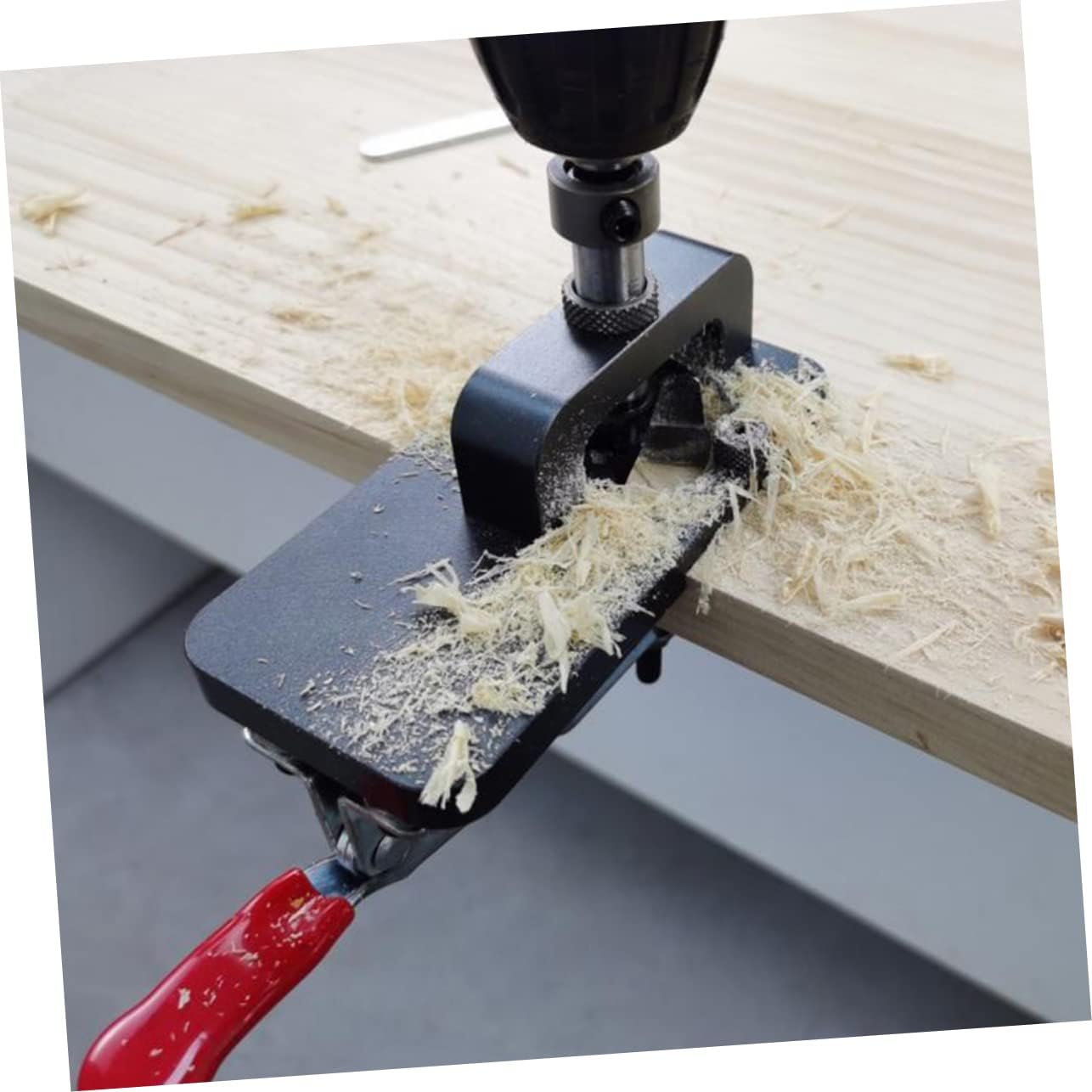 jojofuny 35mm Hinge Hole Locator Set Woodworking Hinge Hole Opener Positioning Tool for Cabinet Doors Punching Tool for Accurate Drilling and Installation