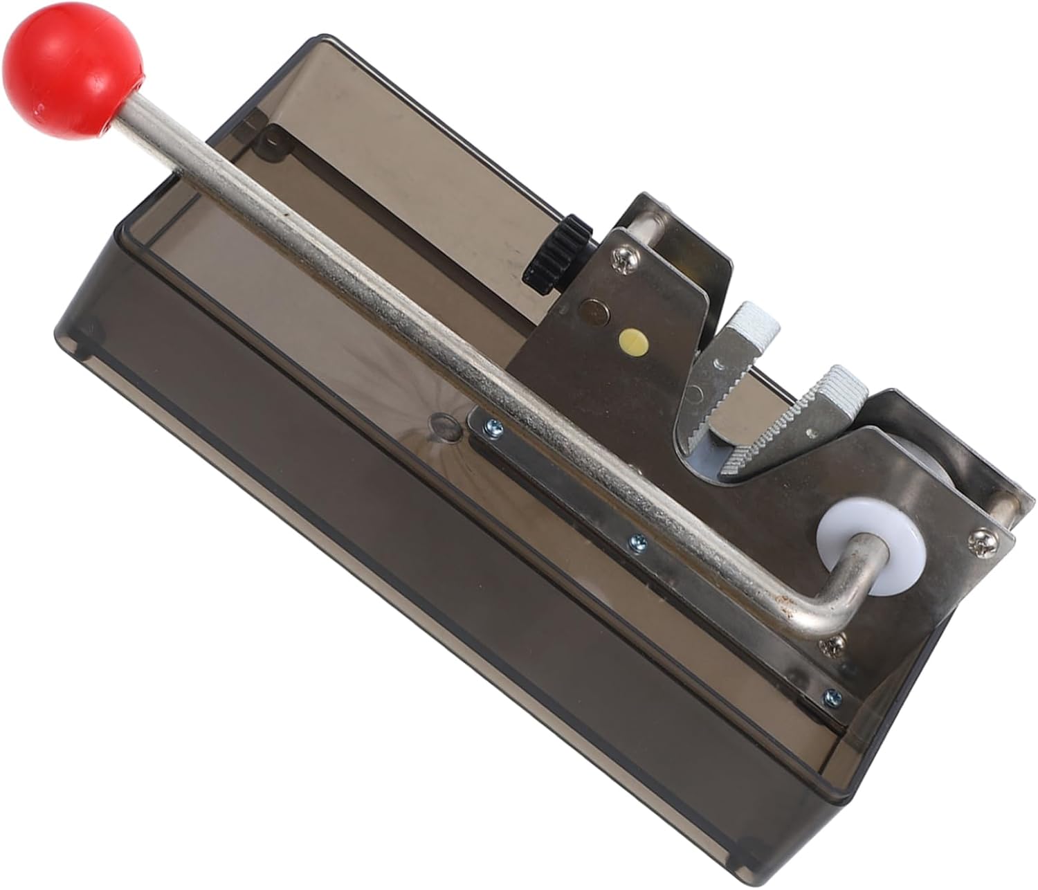 Heavy Duty Nutcracker with Base Adjustable Manual Tool for Pecans Walnuts and Chestnuts Stainless Steel Nut Cracker with Tray for Easy Cleanup