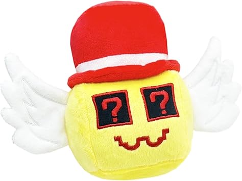 Brainrot Plush Toy, Admin Lucky Block from Brainrots World Stuffed Animal Plushies for Game Fans, Collectible Gift for Kids Boys Girls Adults