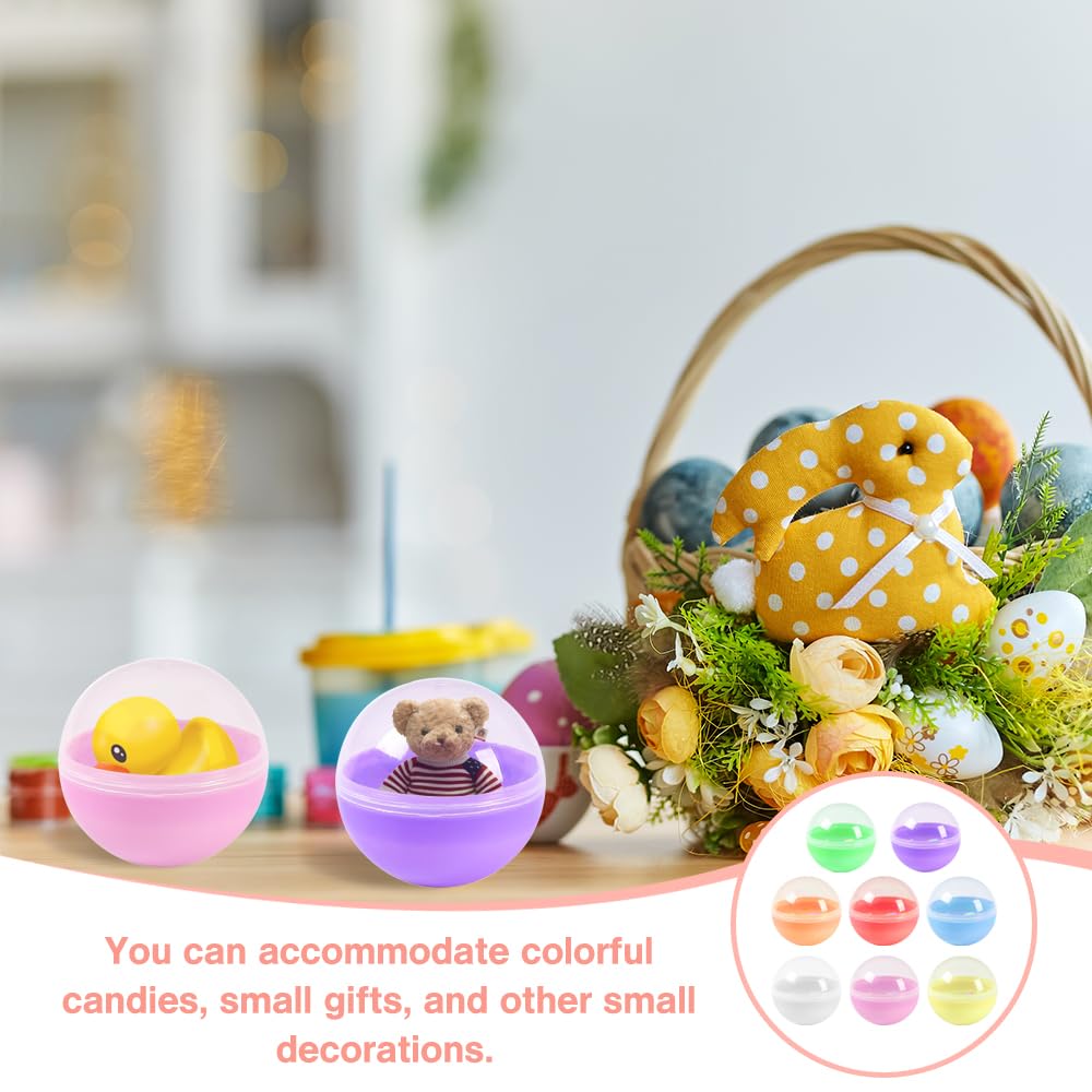 100 Pezzi 2.8cm Palline Trasparenti Apribili,Distributore Palline,Capsule Trasparenti Rotonde Vuota Gumball Machine Tombola Bingo LotteriaPalline