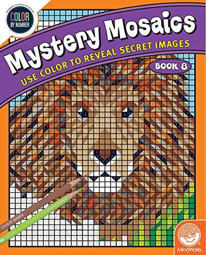 MindWare Color by Number Mystery Mosaics: (Book 8)