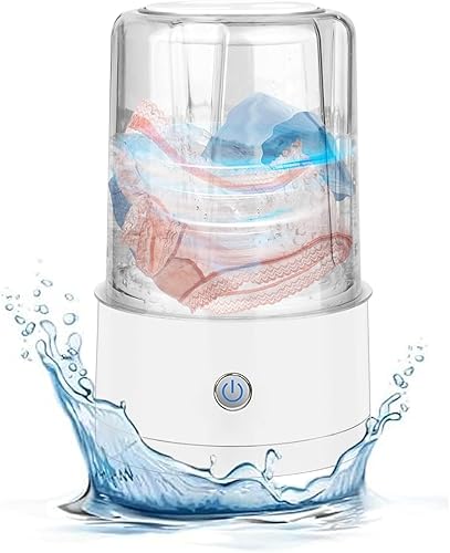 Lavadora de ropa interior, mini lavadora portátil, mini lavadoras mejoradas 2025, lavadora inalámbrica recargable, taza de lavandería para brasier,