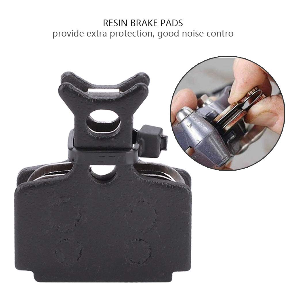 sin ruido,4 pares de pastillas de freno de disco de bicicleta, sin deslizamiento, pastillas de freno de resina, pastillas de freno de disco de bicicleta, para Formula R1 R1R TORX T1, pastillas d