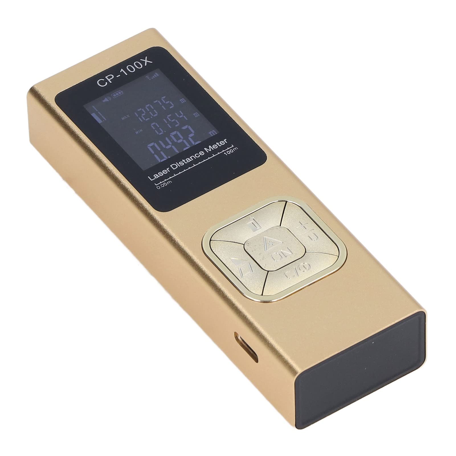 Télémètre 100M Outils de Mesure Précis Longueur Aire Volume Calcul Pythagore pour Rénovation Intérieure Chantier Construction