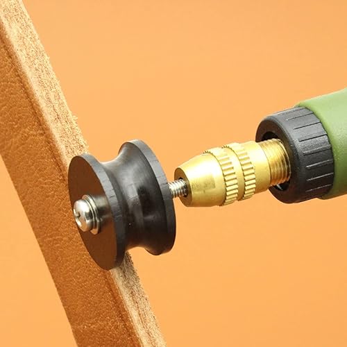 Miniatura 3 de Brocas de cuero para bruñir, paquete de 10 unidades para herramientas rotativas, punta puntiaguda y puntas de pulido con múltiples ranuras para