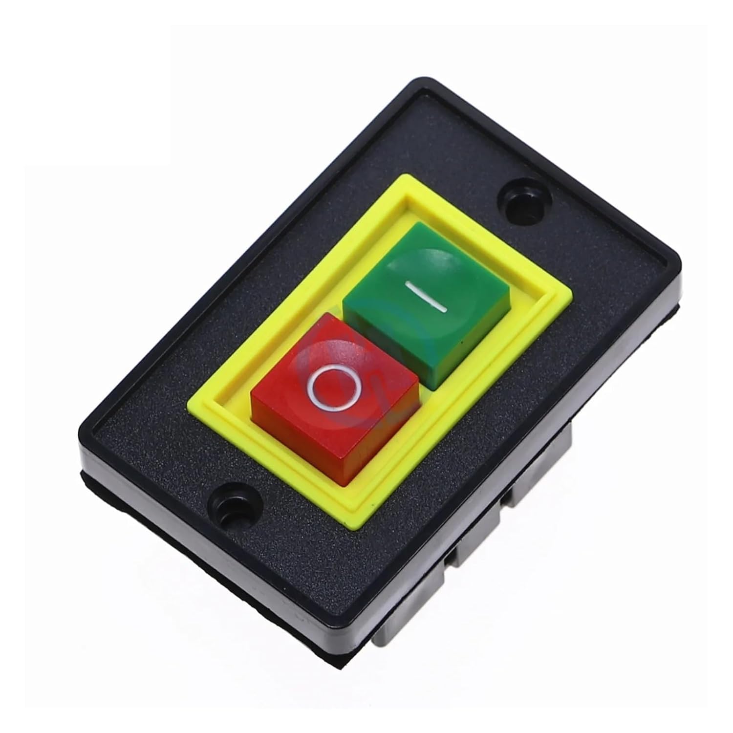 Emergency Stop Switch AC 380V 2KW I/O On Off Start Push Button 6 Screw Terminals QCS1 Controls Switches