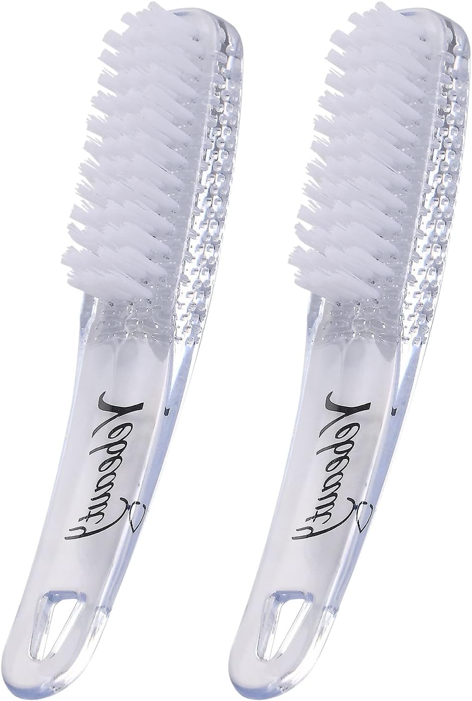 Yebeauty Nail Brush for Cleaning fingernails Clear, 2 Pack Fingernail