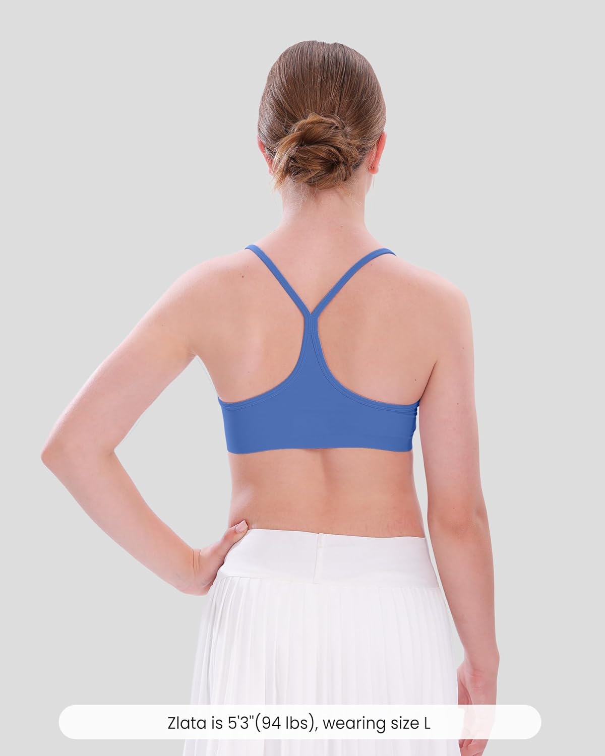 Girls Sports Bras for Teen 10-16 Y-Back, Cloud Feeling Training Bra with Moulded Design for Yoga Athletic Casual Tops - Image 2