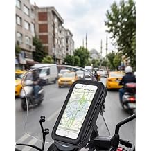 Su Ge irmez Motosiklet Telefon Tutucu Evrensel Gidon Montaj Navigasyon Stand