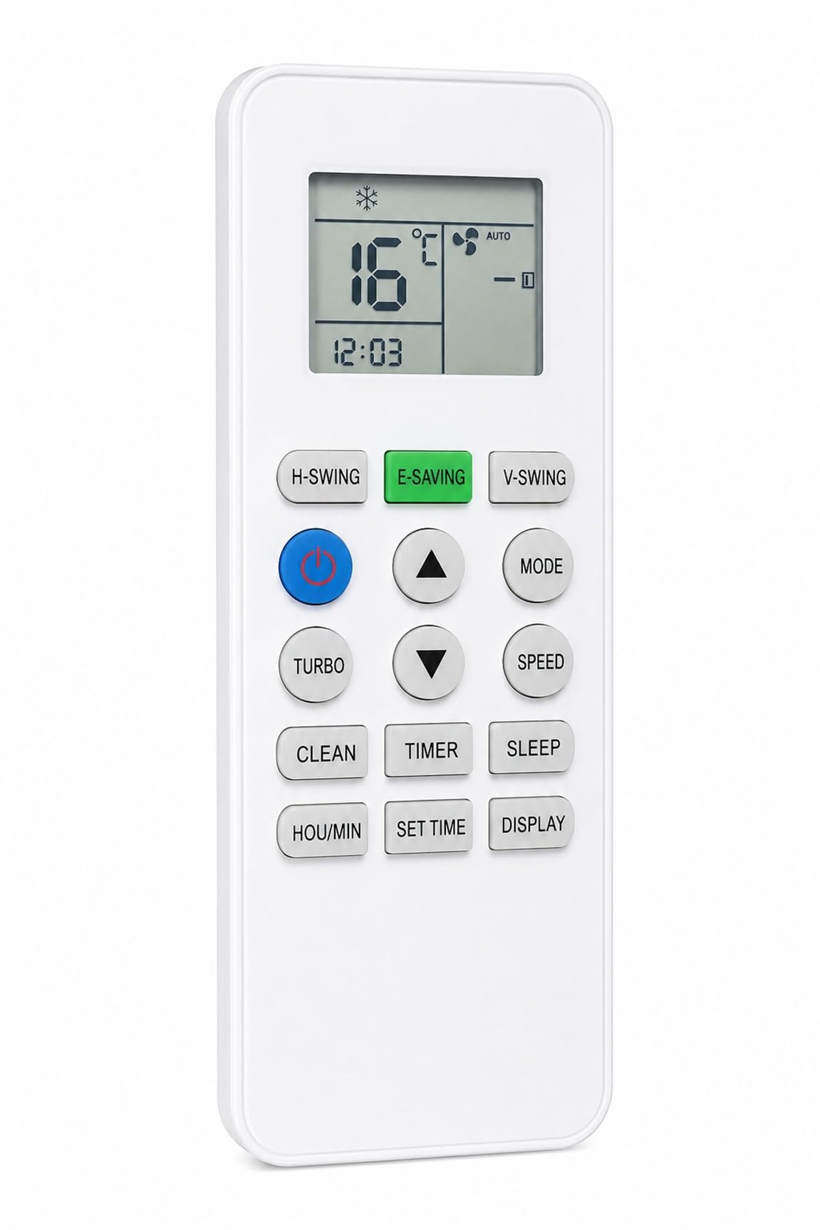 Compatible for Lloyd/Blue Star/Godrej Ac Remote 1.5 2 Ton 5 Star AC Remote No 223A with E-Saving Button (No Backlight), White (Your Old Remote Must be Same)-image-45