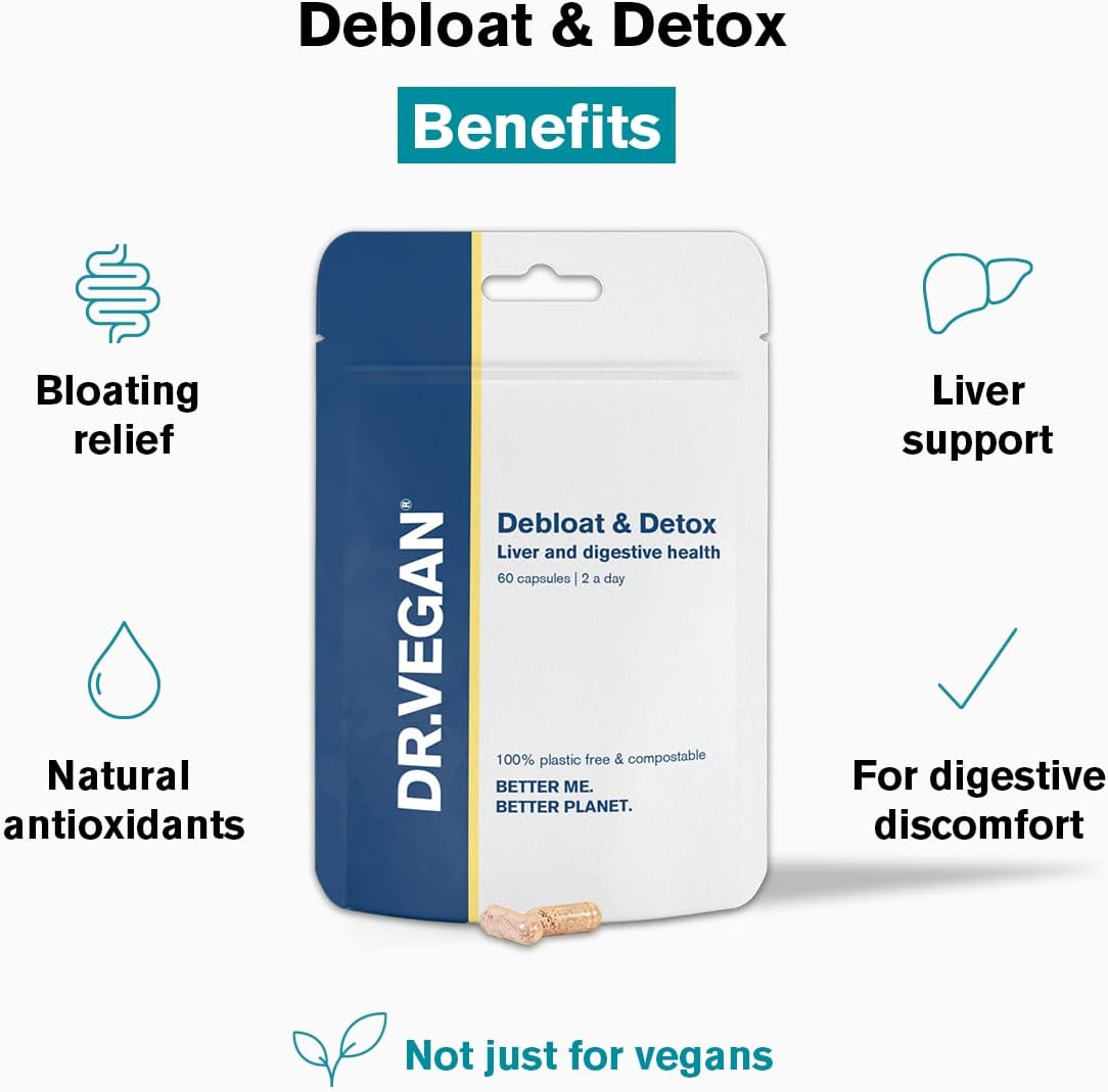 Debloat & Detox, White, 60 count (Pack of 1) - Image 3