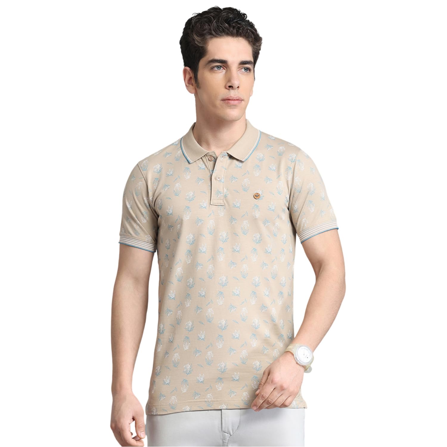 monte carlo Men's Regular Fit Polo T-Shirt | Half Sleeve | Printed Collared Tee | Casual Everyday Wear | Stylish & Comfortable Tshirt for Men-picture-17