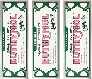 EUTHYMOL 桃花薄荷香 白粉色 106克 3个 牙膏 医药部外品 EUTHYMOL 桃花薄荷香