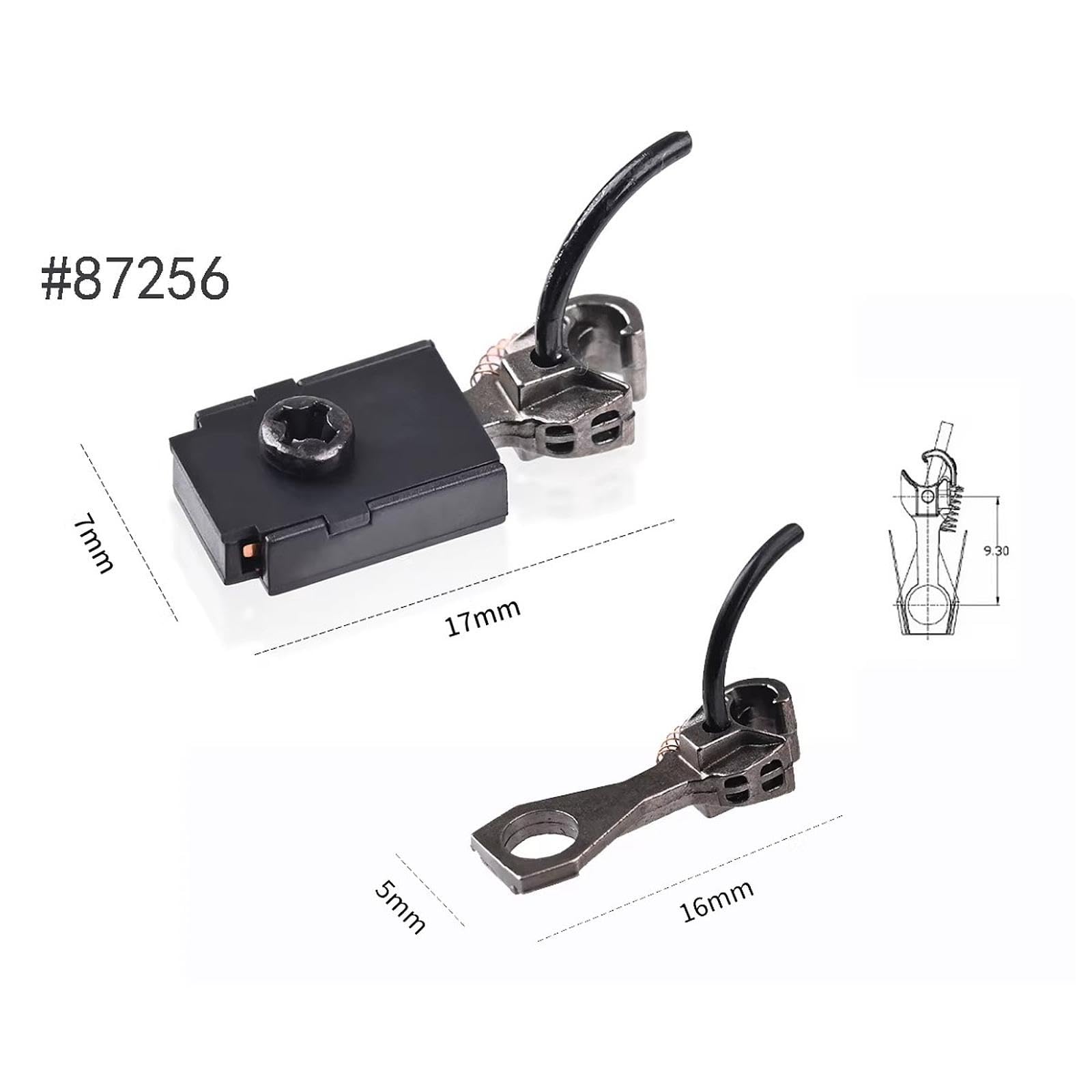 Set di 6 Ganci per Accoppiatori per Treni, Accessori per Treni Hobby, Ganci per Treni Professionali, Ganci in Accessori Fai da Te in, 87258
