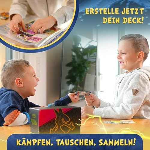 20 Original Pokémon Karten | Deutsch | 1 Seltene + 2 Holo | Aktuelle Sets | Sammelkarten für Kinder & Sammler | Inkl. Heartglobal Versandschutz | Geschenkidee Pokémon TCG (20 Karten)
