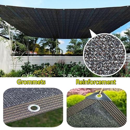 Filet d'ombrage rectangulaire bâche extérieure occultante 90% pour balcon - 8
