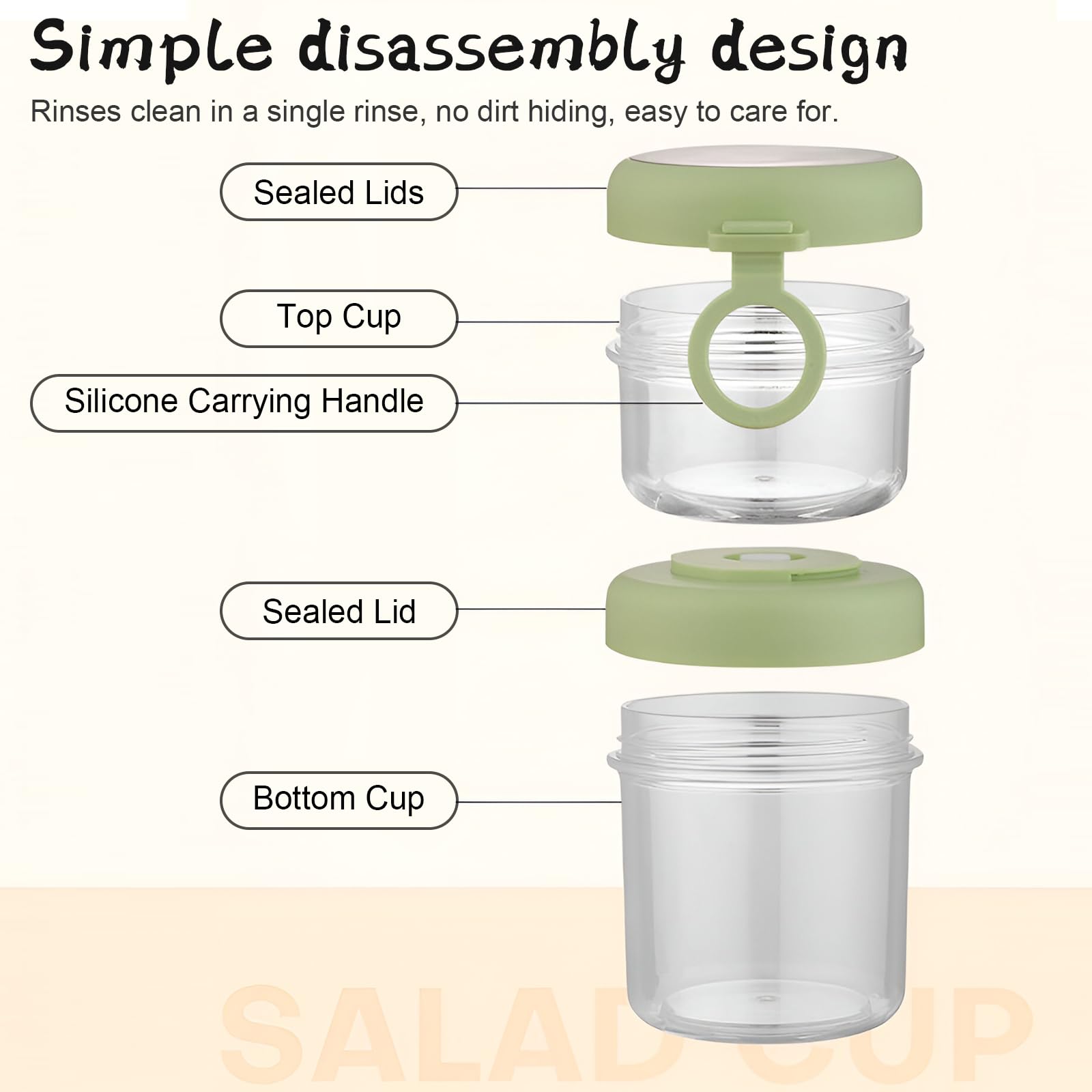 Pot à Lunch Mepal, Tasse à Muesli Pratique De 1070 ML, Tasse à Yaourt, Tasse à Emporter Convient