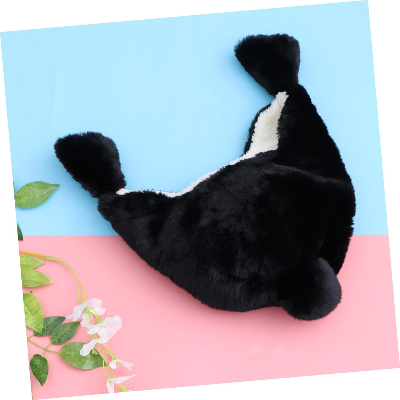 LIFKOME 1pc Women Warm Faux Fur Hat Earmuffs Cozy Hair Trapper Cap for Girls Stylish Hat for Christmas and Cold Weather Black