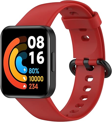 Miniatura 7 de Correa de repuesto para Xiaomi Redmi Watch 2 Lite para mujeres y hombres, Redmi Watch 2 correas de repuesto de silicona suave y ajustable,