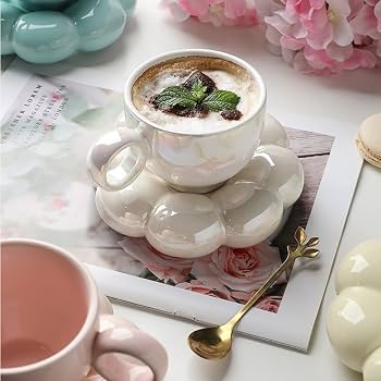 Amazon.com: Cute Coffee Mugs Cloud Mug,Creative Cute Cup With