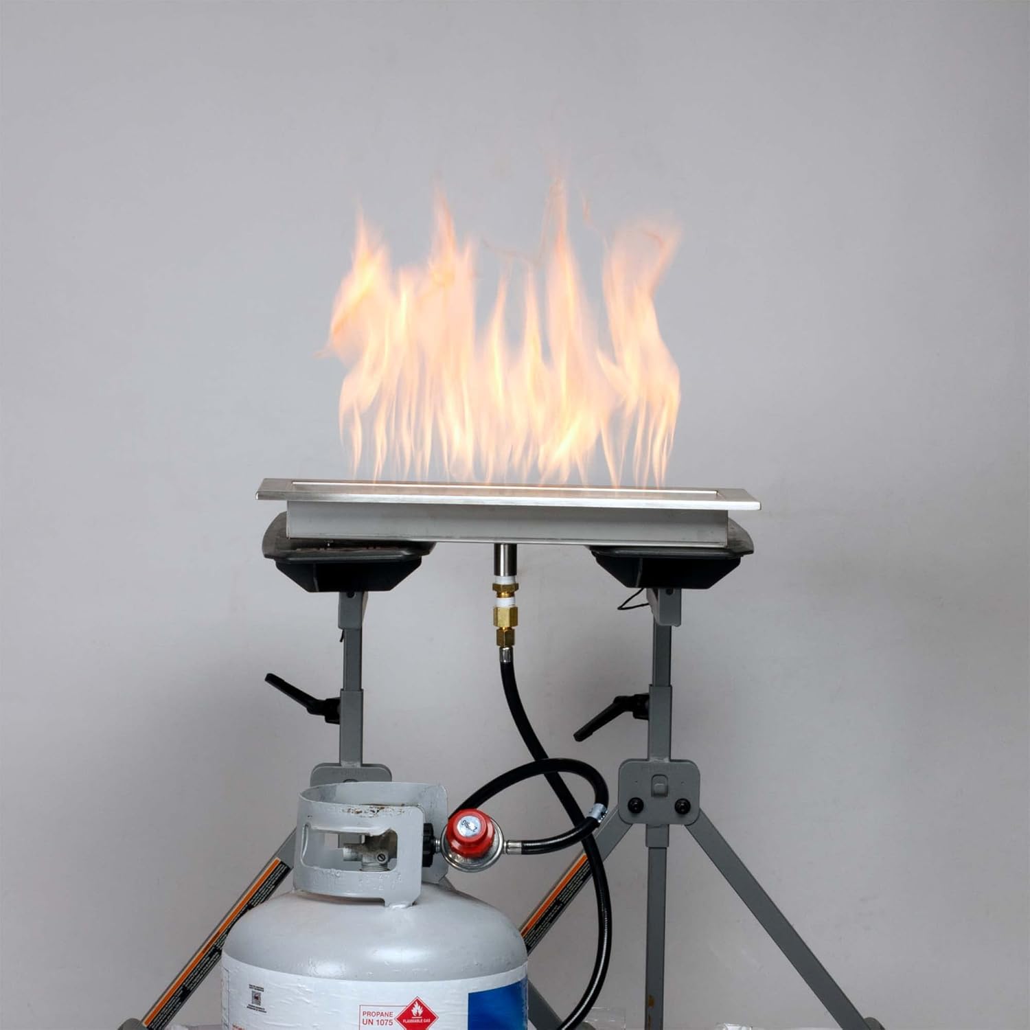 Celestial Propane High Pressure Adjustable Regulator (0-20 PSI) for Gas Fire Pit Burners, 1/2" NPT Threads, Ensures Large and Vibrant Flames on Your DIY Fire Pit