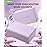 Trideer Yoga Block, Soft Non-Slip Surface Premium Foam Blocks, Supportive, Lightweight, Odor Resistant, Yoga Accessories for Pilates Meditation General Fitness Stretching Toning (Lavender-2 Pack)