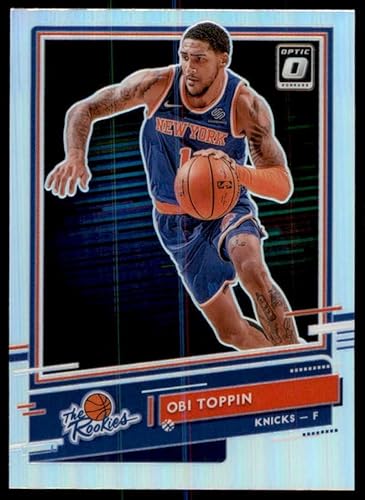 Obi Toppin Rookie Card 2020-21 Donruss Optic The Rookies Holo #4