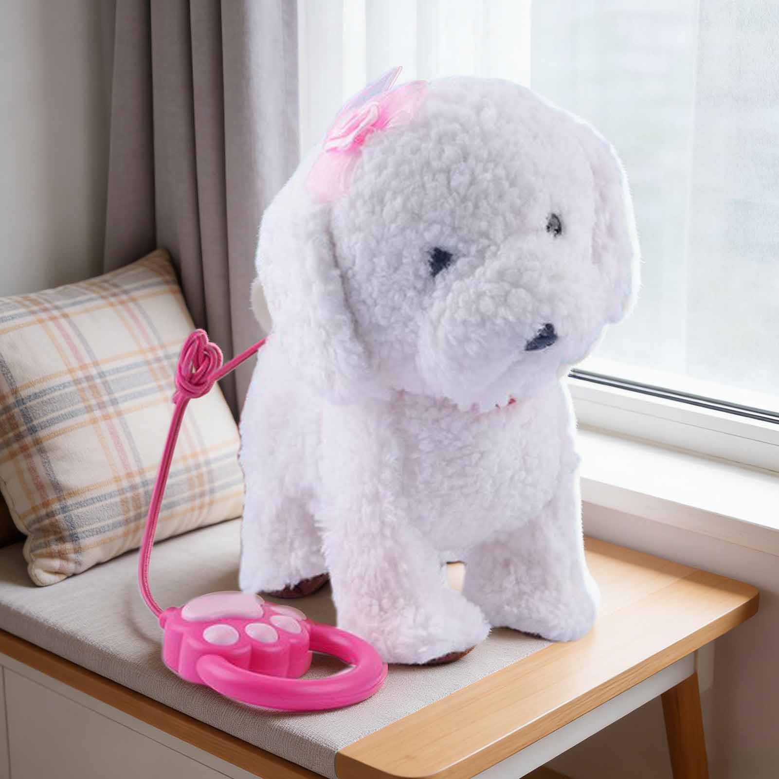 Cane Robot Kit Robotico Interattivo per Pet con Telecomando e Musica | Cucciolo di Peluche Interattivo Realistico con Voce Per Famiglia Bambini Feste Compleanno Natale Educativo In Casa