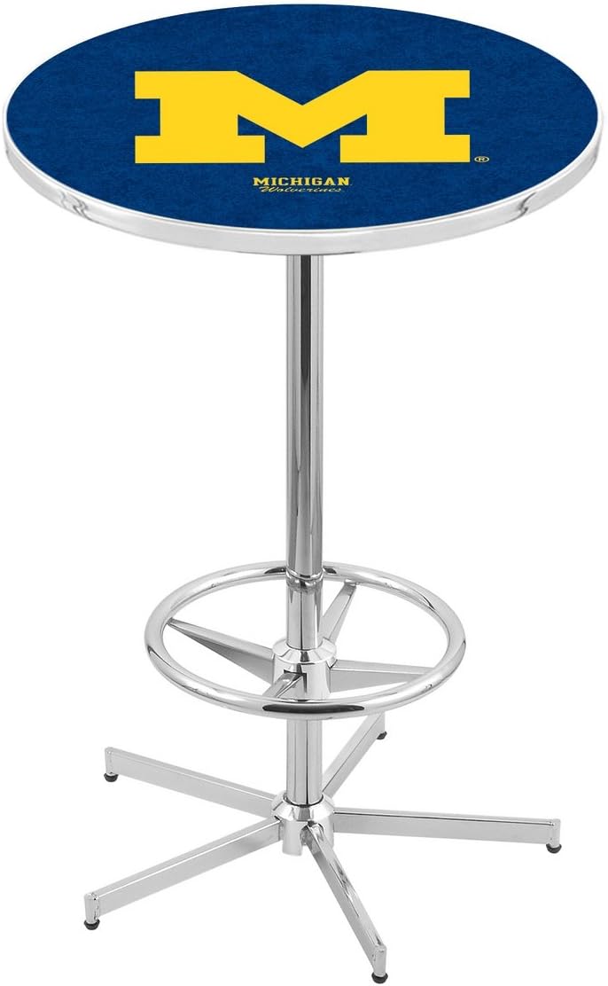 Holland Bar Stool Co. L216-42" Chrome Michigan Pub Table