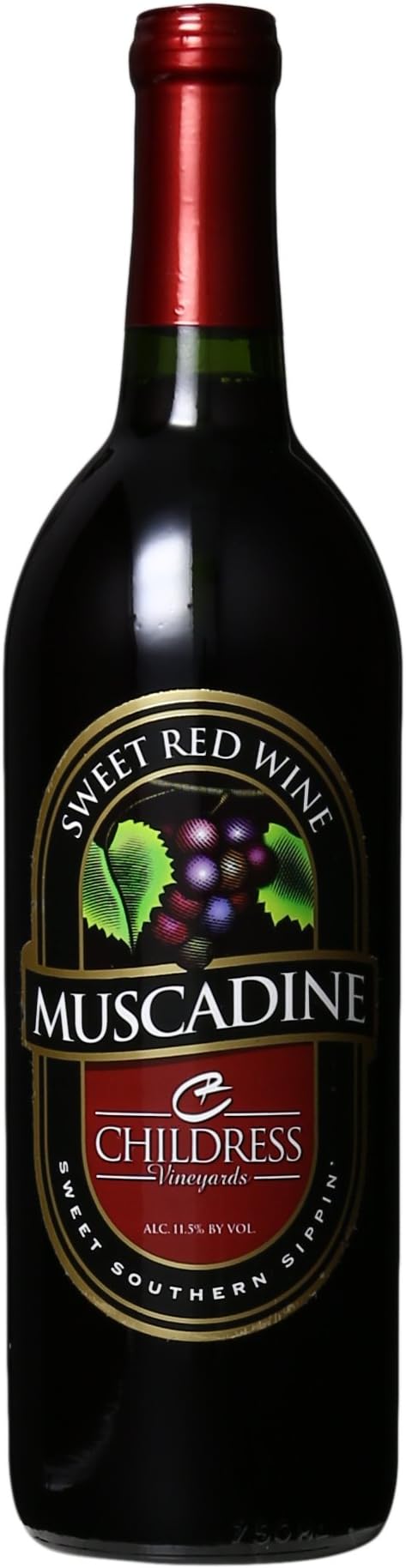 NV Childress Vineyards American Muscadine Sweet Red Wine 750 mL