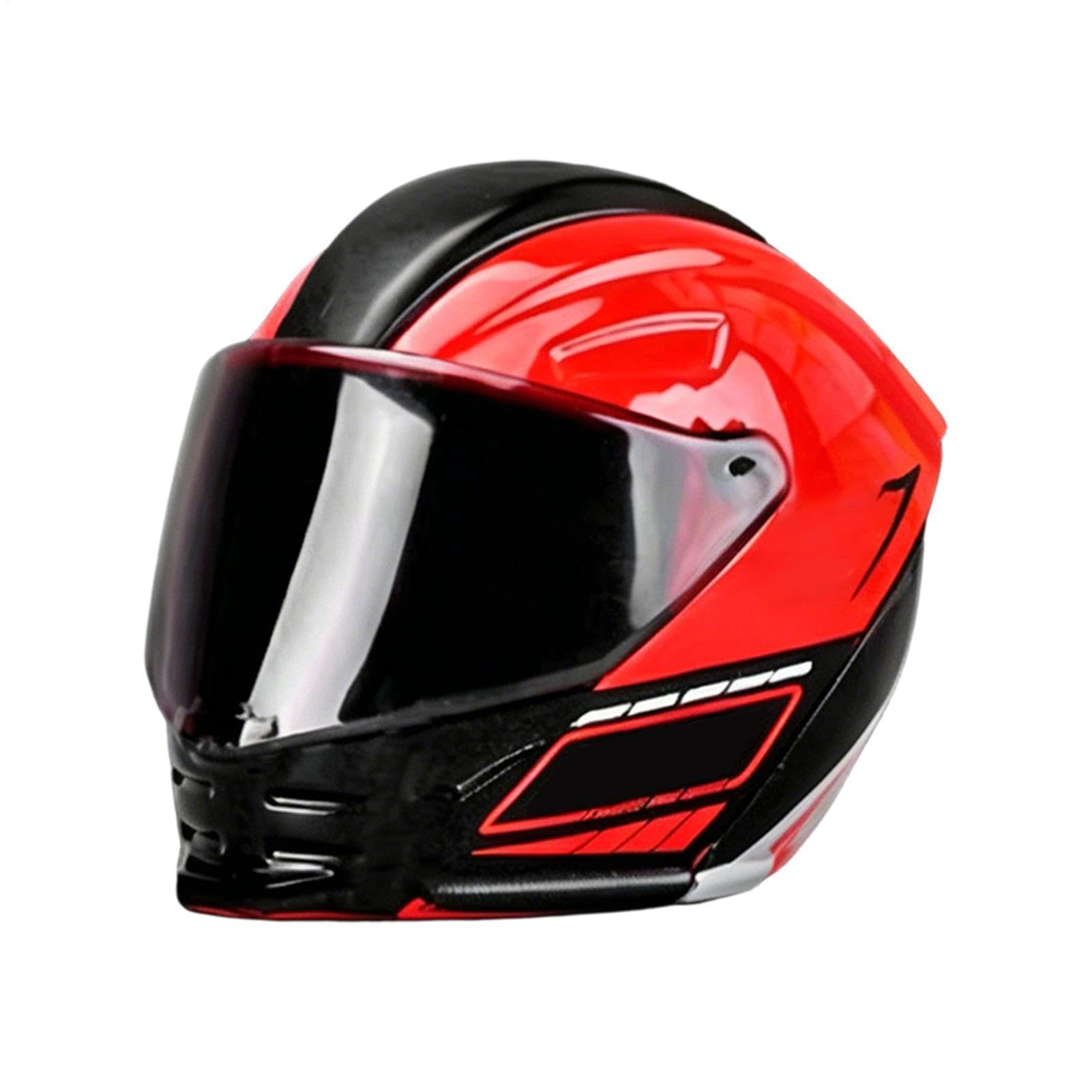 Foldable Helmet Figurine Toy, Hidden Motorcycle Rider Action Figure For Kid