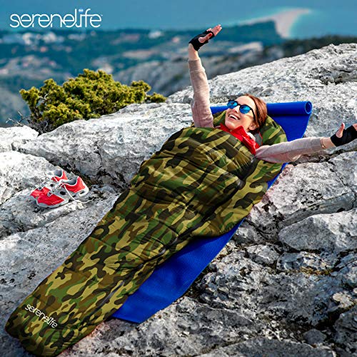 Serenelife SLSCA5 Backpacking Sleeping Bag Camping Gear, Mummy Sleeping Bag thumb #1