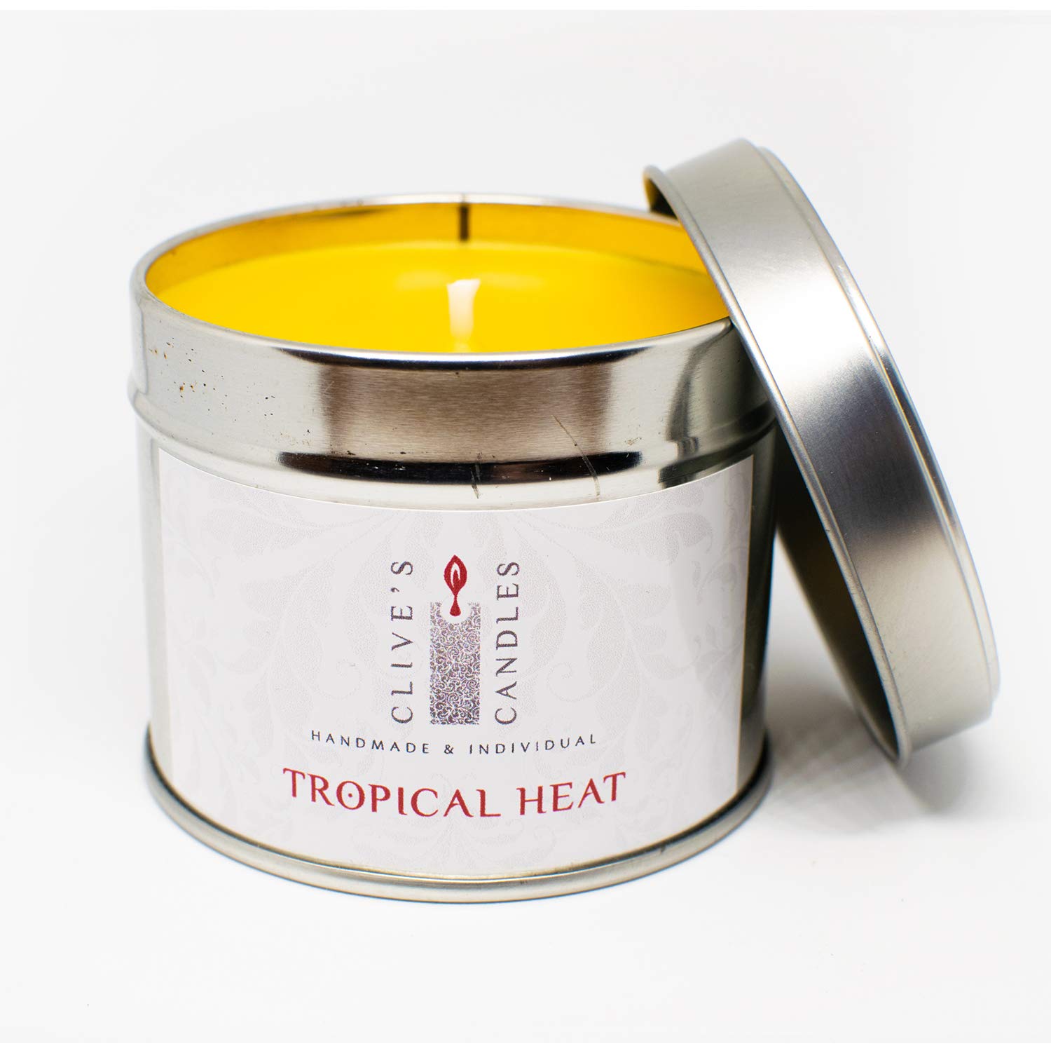 Clive's Candles, Tropical Heat Scented Candle, 200gms, 40 Hours Burn time