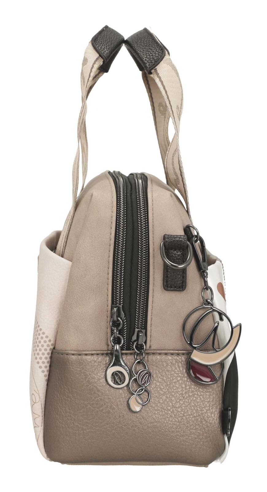 Anekke bolso bandolera Muse Eikon Short Handle Bag Multicolor marrón topo