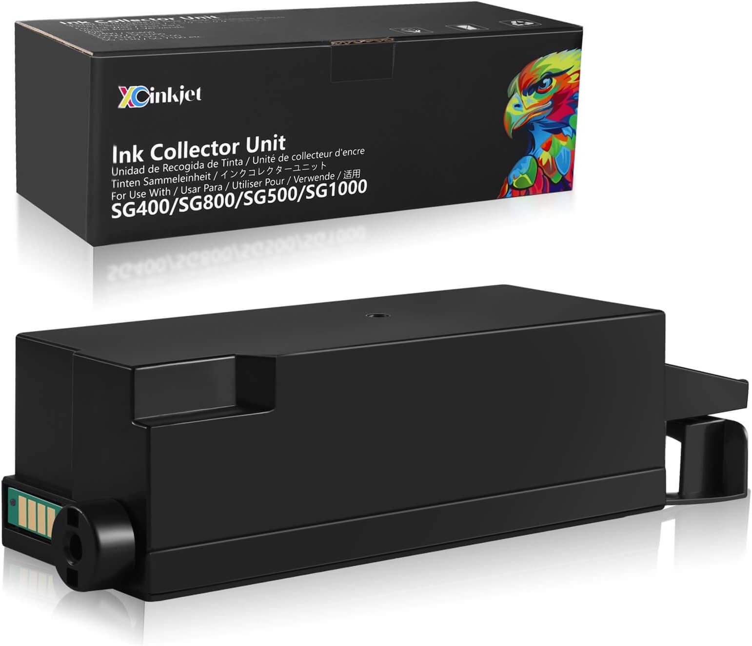XCinkjet Waste Collection Unit Compatible for Sawgrass SG400 SG800 SG500 SG1000 Ricoh GC41 Printer
