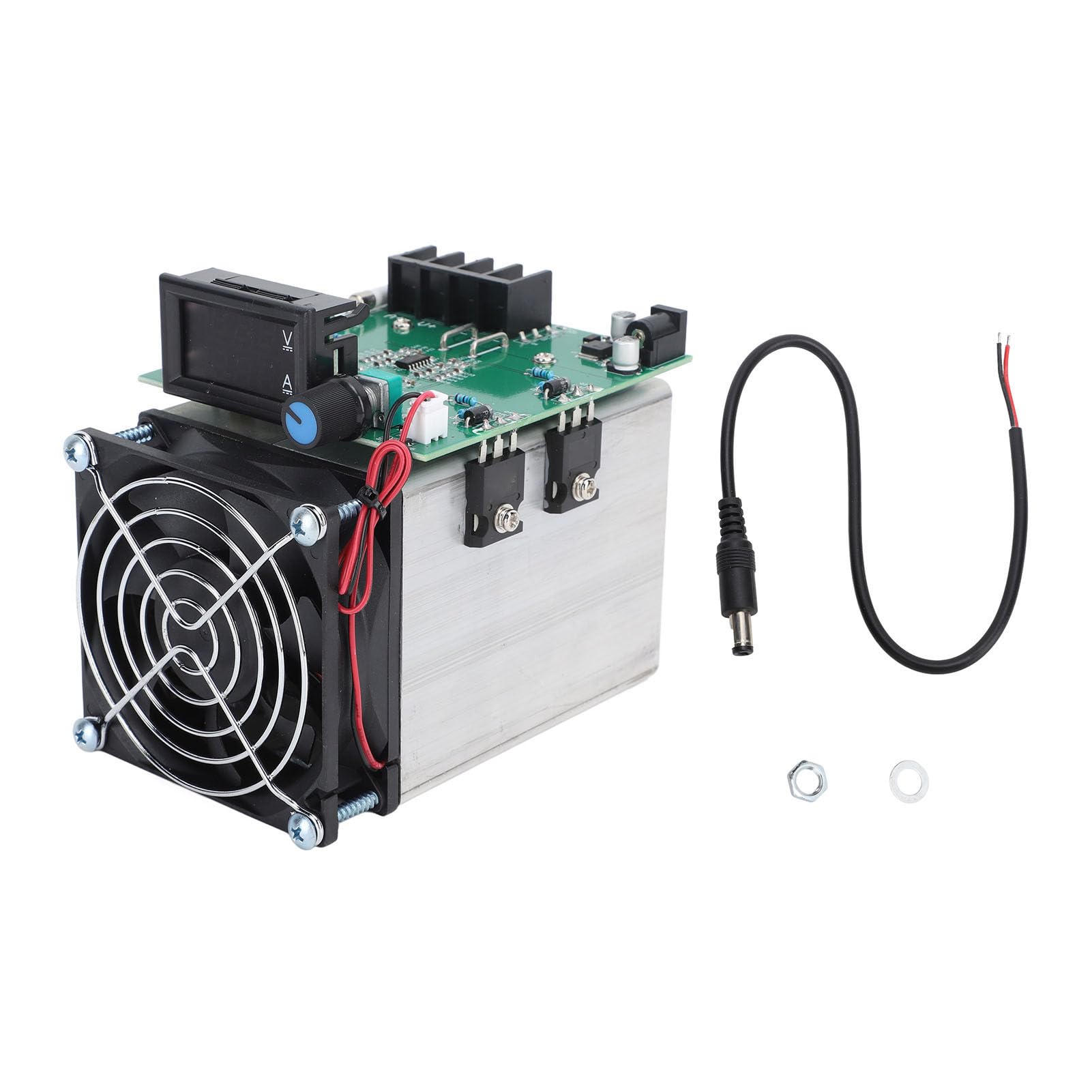 FTVOGUE Elektronischer Lasttester, DC 12 V, Batteriekapazitätstester-Modul, 250 W, 0 Bis 20 A, Digitalanzeige, Konstantlast-Entladungsmesser für Lithium-Batterie-Tests, Heimwerker und