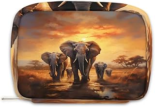 Pequeña bolsa de maquillaje para elefantes, e...