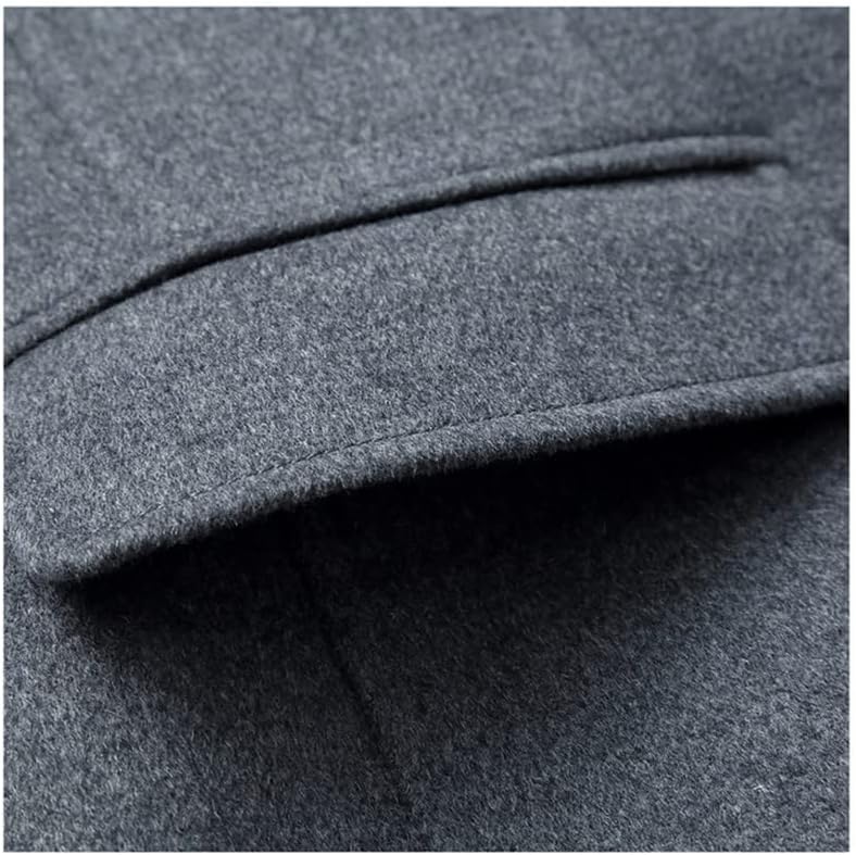 Coats For Men, Long Coat, A Long Jacket Below The Knee, Men's Overcoat, Men's Windbreaker, Wool Content 51%