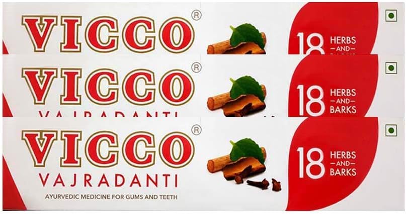 Vicco Vajradanti Toothpaste- 200g Pack of 3