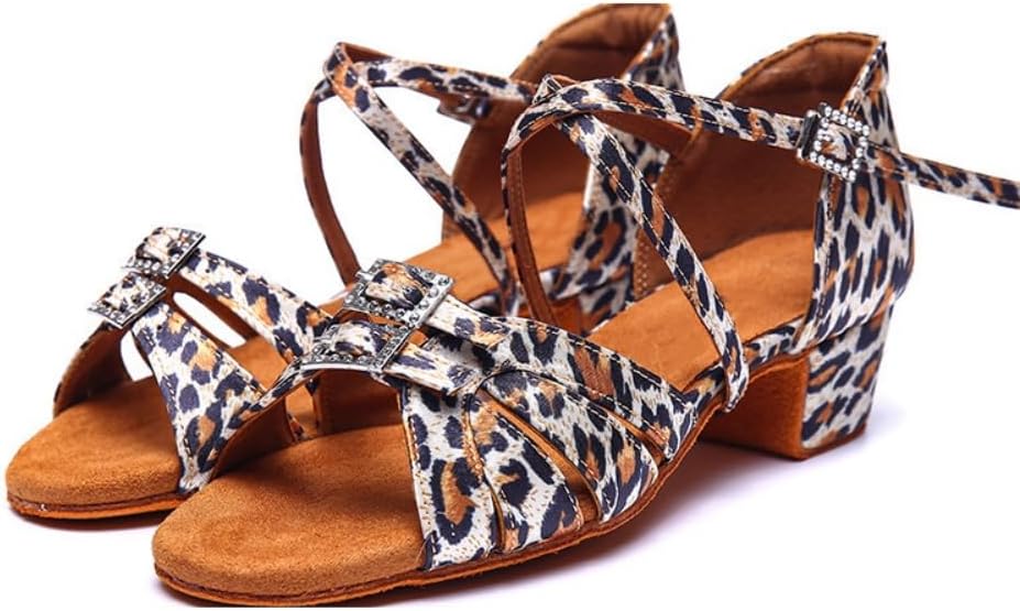 Women's Dance Shoes for Wide Feet with Arch Support - Low Heel Leather Tango & Ballroom Comfort Pumps