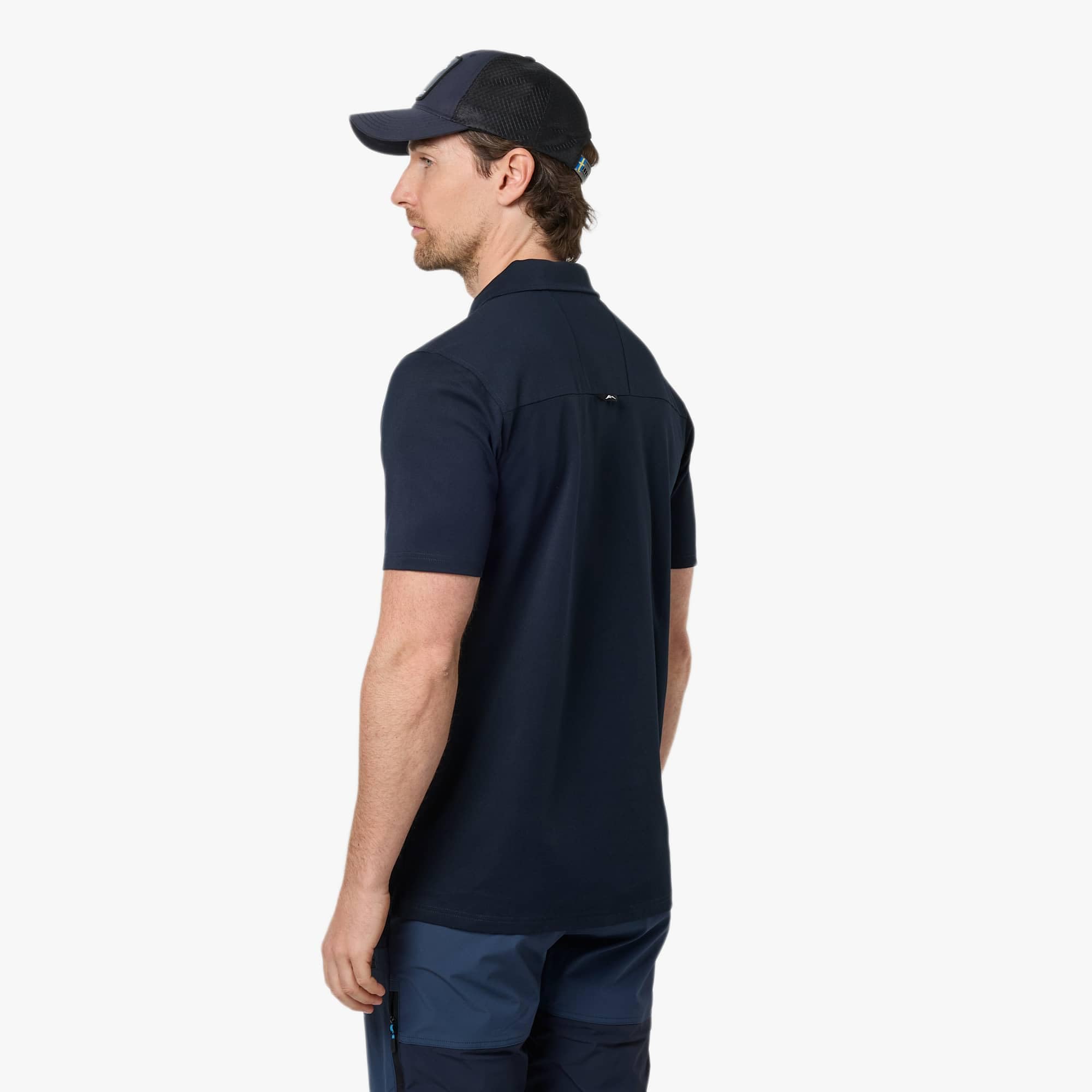 Swedemount Elk Polo męska koszulka polo z krótkim rękawem szybkoschnąca