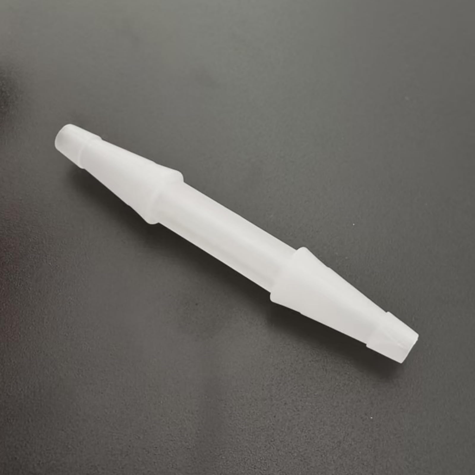 25 Pack Hose Barb Connectors - Equal Straight Barbed Hose Fittings, Polypropylene (PP), Clear and Transparent(5/32 Inch-4.0mm Extended)