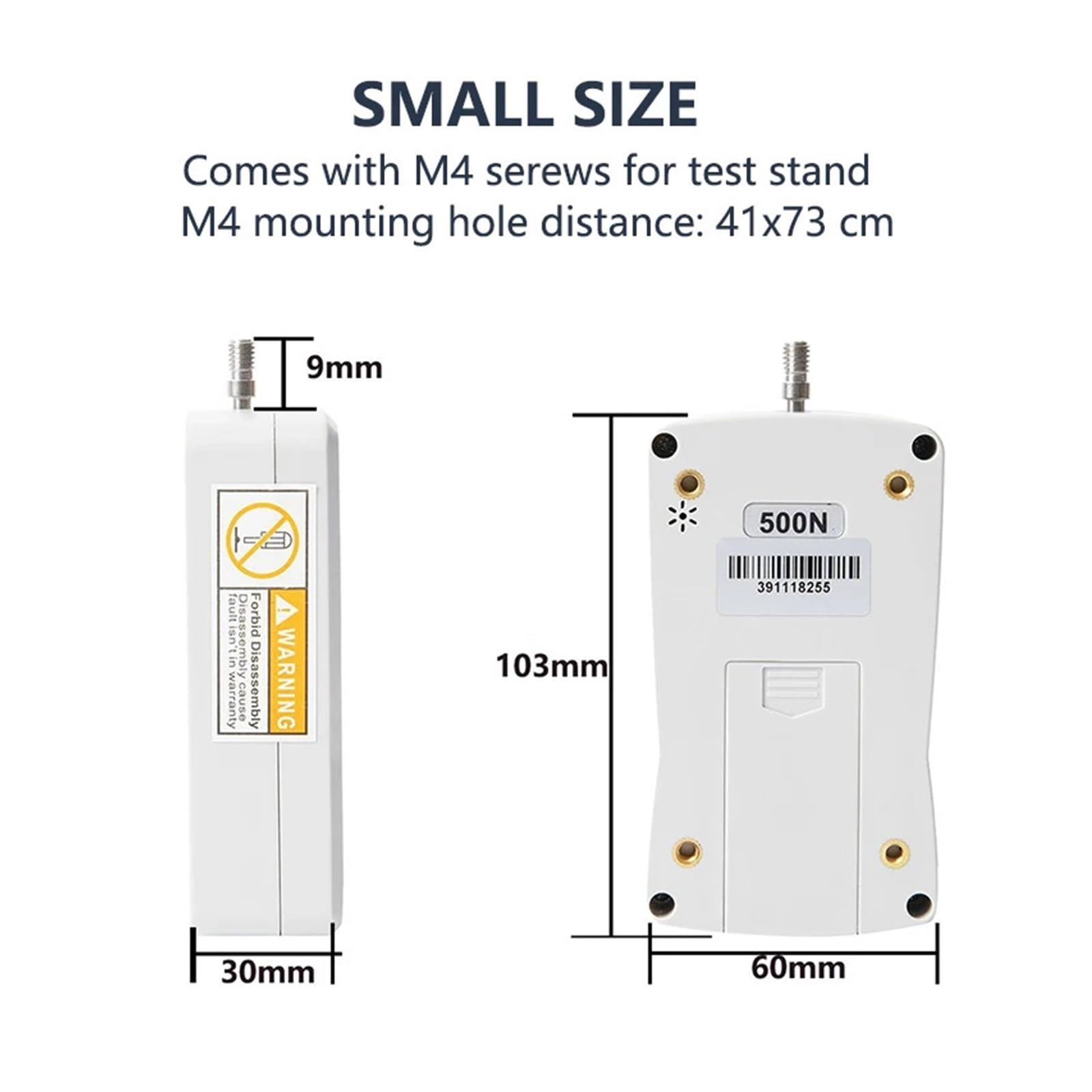 5N/300N/500N Digitales Kraftmessgerät, hochpräzises Push-Pull-Messgerät for Zug- und Druckprüfungen (N, kg, lb, oz) mit Hintergrundbeleuchtung(20N)
